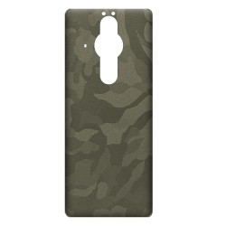 Folie skin SILKASE pentru Sony Xperia Pro-I, camo verde, protectie spate telefon Folie skin SILKASE pentru Sony Xperia Pro-I, camo verde, protectie spate telefon
