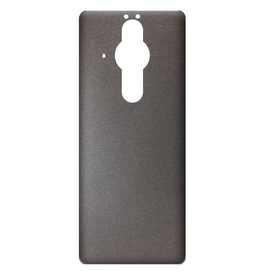 Folie skin SILKASE pentru Sony Xperia Pro-I, gri brushed,  protectie spate telefon (Xperia Pro-I, S0677) by www.silkase.ro