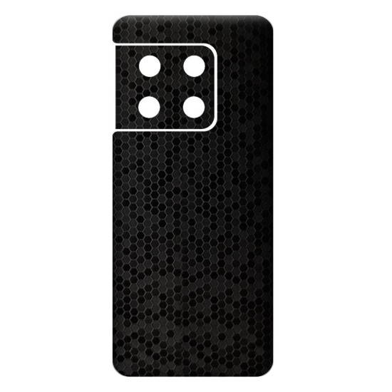 Folie skin SILKASE pentru OnePlus 10 Pro, negru hexa,  protectie spate telefon (Telefoane OnePlus, S0660) by www.silkase.ro