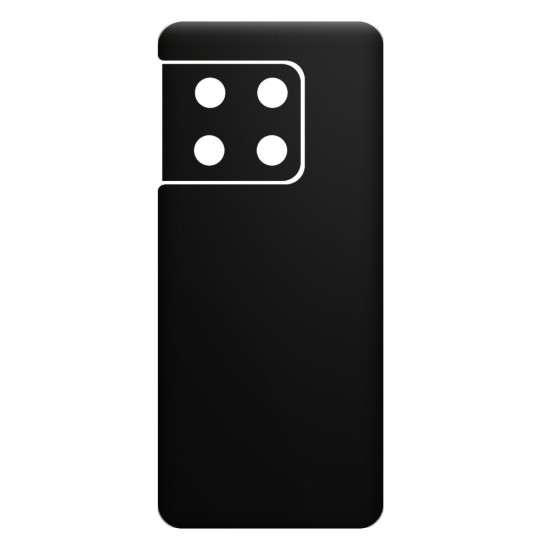 Folie skin SILKASE pentru OnePlus 10 Pro, negru mat,  protectie spate telefon (Telefoane OnePlus, S0661) by www.silkase.ro