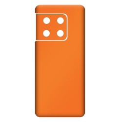 Folie skin SILKASE pentru OnePlus 10 Pro, portocaliu mat, protectie spate telefon Folie skin SILKASE pentru OnePlus 10 Pro, portocaliu mat, protectie spate telefon