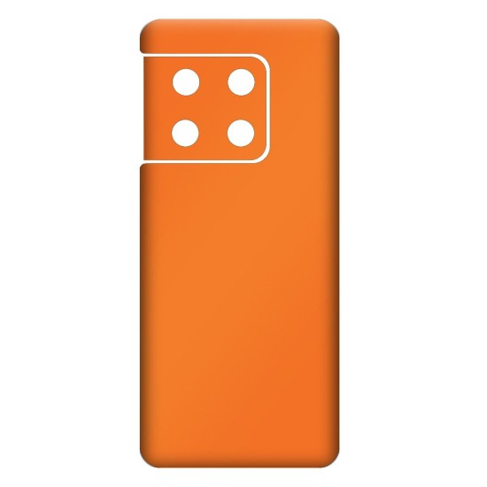 Folie skin SILKASE pentru OnePlus 10 Pro, portocaliu mat,  protectie spate telefon (Telefoane OnePlus, S0662) by www.silkase.ro