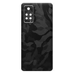 Folie skin SILKASE pentru Xiaomi Redmi Note 11, camo negru, protectie spate telefon Folie skin SILKASE pentru Xiaomi Redmi Note 11, camo negru, protectie spate telefon