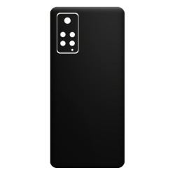 Folie skin SILKASE pentru Xiaomi Redmi Note 11, negru mat, protectie spate telefon Folie skin SILKASE pentru Xiaomi Redmi Note 11, negru mat, protectie spate telefon