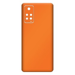 Folie skin SILKASE pentru Xiaomi Redmi Note 11, portocaliu mat, protectie spate telefon Folie skin SILKASE pentru Xiaomi Redmi Note 11, portocaliu mat, protectie spate telefon