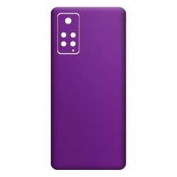 Folie skin SILKASE pentru Xiaomi Redmi Note 11, violet mat, protectie spate telefon Folie skin SILKASE pentru Xiaomi Redmi Note 11, violet mat, protectie spate telefon