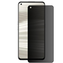 Folie sticla privacy SILKASE pentru Realme GT 2 Pro, Full Glue, Full display, negru
