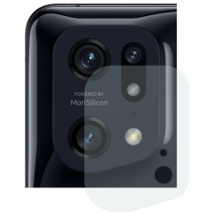 Folie sticla SILKASE pentru Oppo Find X5 Pro, Protectie Camera, Full Glue, transparenta