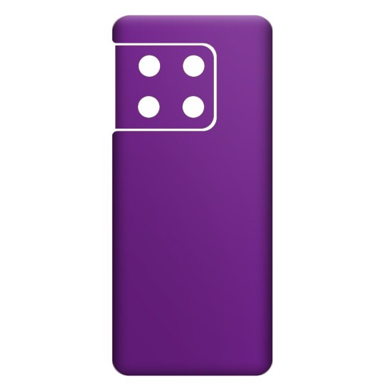 Folie skin SILKASE pentru OnePlus 10 Pro, violet mat,  protectie spate telefon (Telefoane OnePlus, S0670) by www.silkase.ro