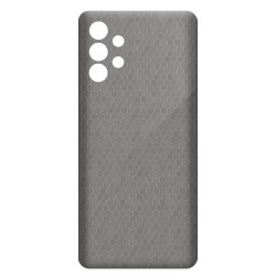 Folie skin SILKASE pentru Samsung A32 5G, gri hex,  protectie spate telefon
