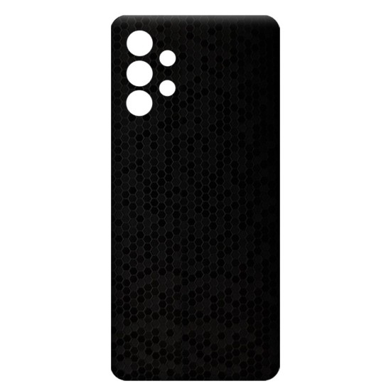 Folie skin SILKASE pentru Samsung A32, negru hexa,  protectie spate telefon (Telefoane Samsung, S0516) by www.silkase.ro