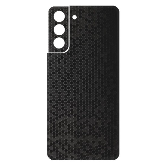 Folie skin SILKASE pentru Samsung S22 Plus, negru hexa,  protectie spate telefon (Telefoane Samsung, S0444) by www.silkase.ro