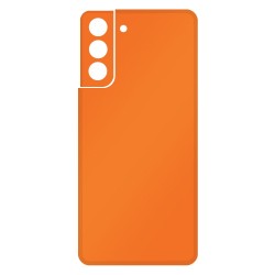 Folie skin SILKASE pentru Samsung S22 Plus, portocaliu mat,  protectie spate telefon