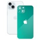 Folie skin SILKASE pentru Apple iPhone 15 Plus, turcoaz metalic, protectie spate telefon (iPhone 15 Plus, S1433) by www.silkase.ro