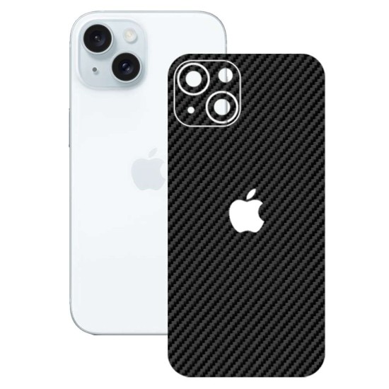 Folie skin SILKASE pentru Apple iPhone 15 Plus, carbon, protectie spate telefon (SILKASE, iPhone 15 Plus) by www.silkase.ro Folie skin SILKASE pentru Apple iPhone 15 Plus, carbon, protectie spate telefon (iPhone 15 Plus, S1420) by www.silkase.ro