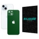 Folie skin SILKASE pentru Apple iPhone 15 Plus, verde inchis mat, protectie spate telefon (iPhone 15 Plus, S1436) by www.silkase.ro