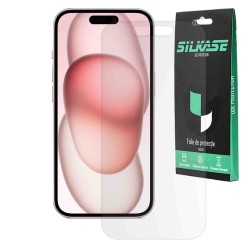 Folie mata SILKASE pentru Apple iPhone 15 Plus, protectie ecran, silicon Folie mata SILKASE pentru Apple iPhone 15 Plus, protectie ecran, silicon