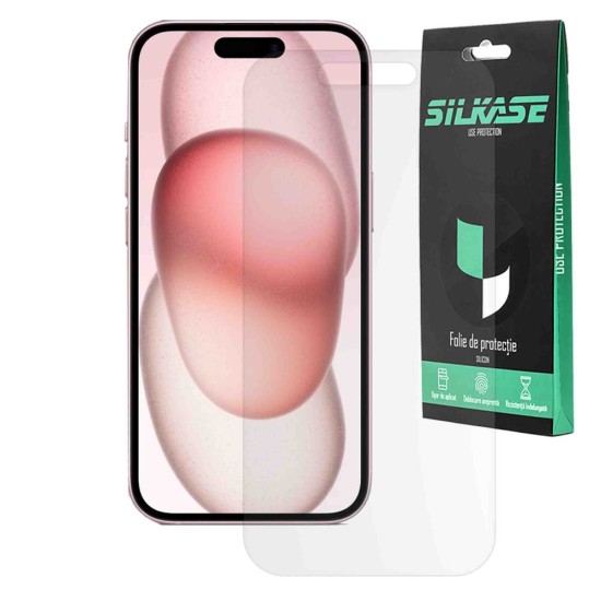 Folie mata SILKASE pentru Apple iPhone 15 Plus, protectie ecran, silicon (SILKASE, iPhone 15 Plus) by www.silkase.ro Folie mata SILKASE pentru Apple iPhone 15 Plus, protectie ecran, silicon (iPhone 15 Plus, F6171) by www.silkase.ro