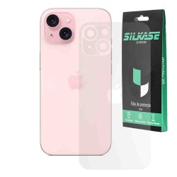 Folie spate mata SILKASE pentru Apple iPhone 15 Plus, protectie spate, silicon