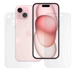 Set 2 folii mate SILKASE pentru Apple iPhone 15 Plus, protectie telefon, silicon