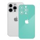 Folie skin SILKASE pentru Apple iPhone 15 Pro Max, turcoaz lucios, protectie spate telefon (iPhone 15 Pro Max, S1480) by www.silkase.ro