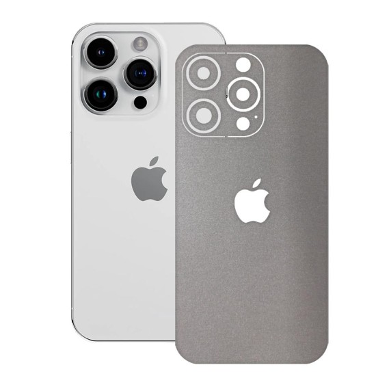Folie skin SILKASE pentru Apple iPhone 15 Pro Max, gri deschis, protectie spate telefon (SILKASE, iPhone 15 Pro Max) by www.silkase.ro Folie skin SILKASE pentru Apple iPhone 15 Pro Max, gri deschis, protectie spate telefon (iPhone 15 Pro Max, S1470) by www.silkase.ro