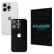 Folie skin SILKASE pentru Apple iPhone 15 Pro Max, negru hexa, protectie spate telefon (iPhone 15 Pro Max, S1476) by www.silkase.ro