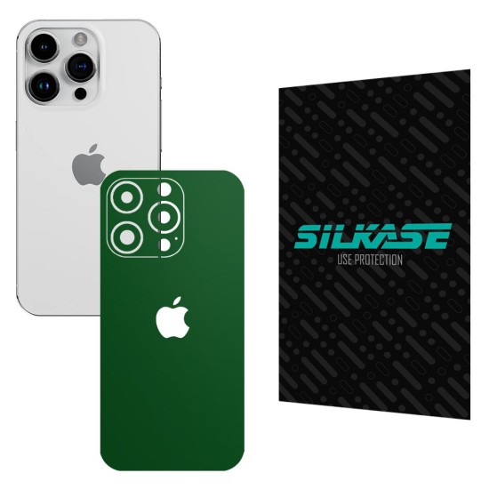 Folie skin SILKASE pentru Apple iPhone 15 Pro Max, verde inchis mat, protectie spate telefon (SILKASE, iPhone 15 Pro Max) by www.silkase.ro Folie skin SILKASE pentru Apple iPhone 15 Pro Max, verde inchis mat, protectie spate telefon (iPhone 15 Pro Max, S1484) by www.silkase.ro