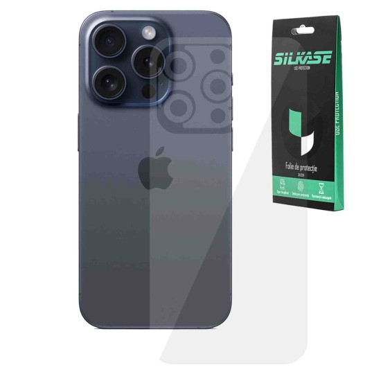Folie spate SILKASE pentru Apple iPhone 15 Pro Max, protectie spate, silicon regenerabil (SILKASE, iPhone 15 Pro Max) by www.silkase.ro Folie spate SILKASE pentru Apple iPhone 15 Pro Max, protectie spate, silicon regenerabil (iPhone 15 Pro Max, F6187) by www.silkase.ro