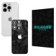 Folie skin SILKASE pentru Apple iPhone 15 Pro, camo negru, protectie spate telefon (SILKASE, iPhone 15 Pro) by www.silkase.ro Folie skin SILKASE pentru Apple iPhone 15 Pro, camo negru, protectie spate telefon (iPhone 15 Pro, S1442) by www.silkase.ro
