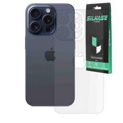 Folie spate mata SILKASE pentru Apple iPhone 15 Pro, protectie spate, silicon