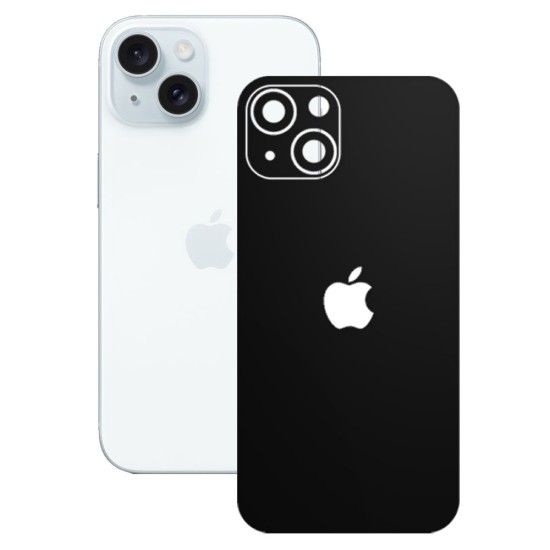 Folie skin SILKASE pentru Apple iPhone 15, negru mat, protectie spate telefon (SILKASE, iPhone 15) by www.silkase.ro Folie skin SILKASE pentru Apple iPhone 15, negru mat, protectie spate telefon (iPhone 15, S1405) by www.silkase.ro