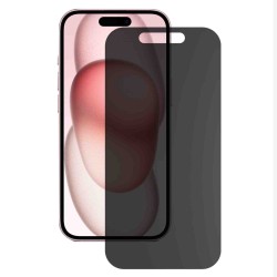 Folie privacy mata SILKASE pentru Apple iPhone 15, protectie ecran, silicon