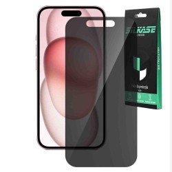 Folie privacy SILKASE pentru Apple iPhone 15, protectie ecran, silicon Folie privacy SILKASE pentru Apple iPhone 15, protectie ecran, silicon