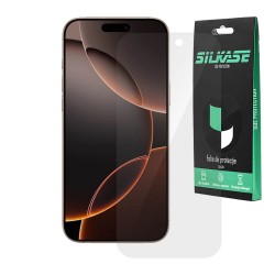 Folie SILKASE pentru Apple iPhone 16 Pro, protectie ecran, silicon regenerabil