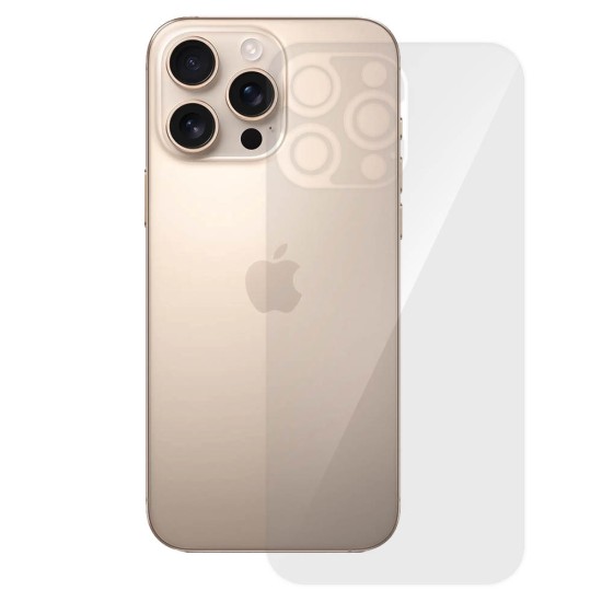 Folie spate SILKASE pentru Apple iPhone 16 Pro, protectie spate, silicon regenerabil (iPhone 16 Pro, F7259) by www.silkase.ro