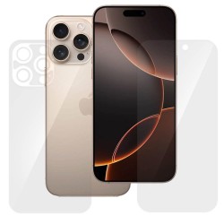 Set 2 folii SILKASE pentru Apple iPhone 16 Pro, protectie telefon, silicon regenerabil