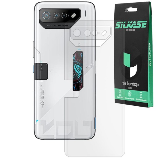 Folie spate mata SILKASE pentru Asus ROG Phone 7 Ultimate, protectie spate, silicon (ROG Phone 7 Ultimate, F5868) by www.silkase.ro