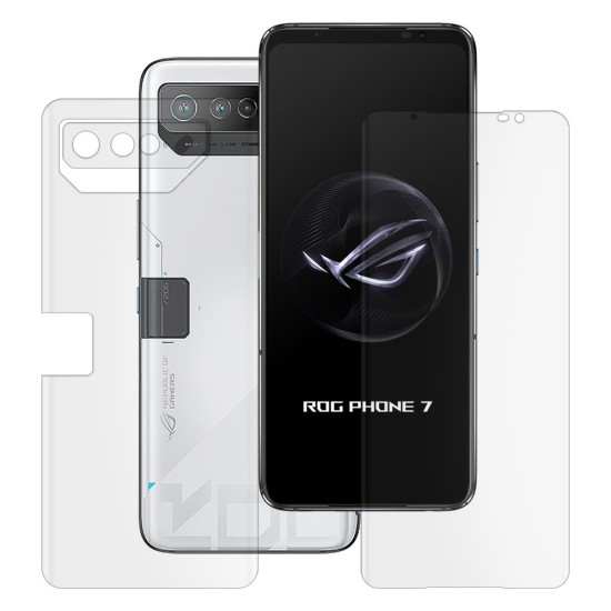 Set 2 folii mate SILKASE pentru Asus ROG Phone 7 Ultimate, protectie telefon, silicon (ROG Phone 7 Ultimate, F5869) by www.silkase.ro