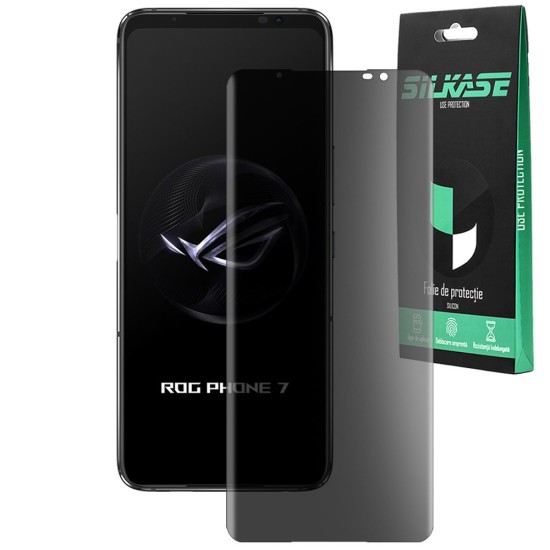 Folie privacy mata SILKASE pentru Asus ROG Phone 7 Ultimate, protectie ecran, silicon (SILKASE, Folii telefoane) by www.silkase.ro Folie privacy mata SILKASE pentru Asus ROG Phone 7 Ultimate, protectie ecran, silicon (ROG Phone 7 Ultimate, F5871) by www.silkase.ro