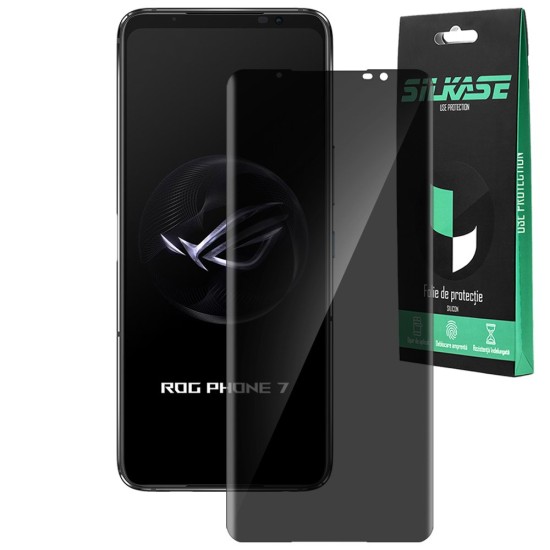 Folie privacy SILKASE pentru Asus ROG Phone 7 Ultimate, protectie ecran, silicon (ROG Phone 7 Ultimate, F5870) by www.silkase.ro