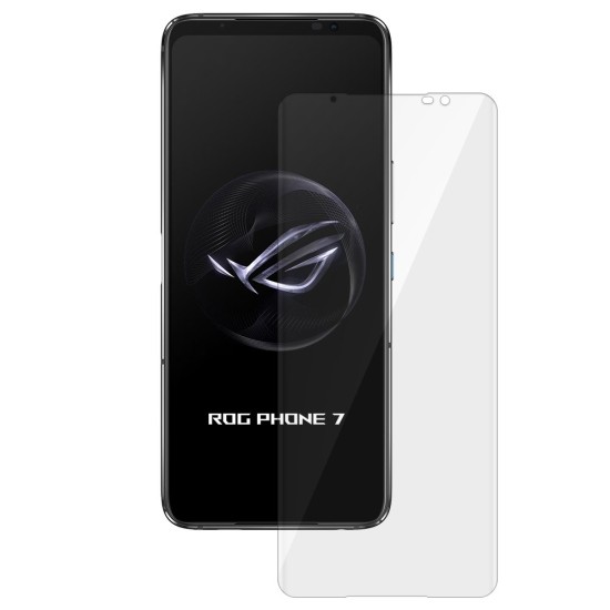 Folie SILKASE pentru Asus ROG Phone 7, protectie ecran, silicon regenerabil (SILKASE, Folie Silicon Fata Lucioasa) by www.silkase.ro Folie SILKASE pentru Asus ROG Phone 7, protectie ecran, silicon regenerabil (ROG Phone 7, F5856) by www.silkase.ro