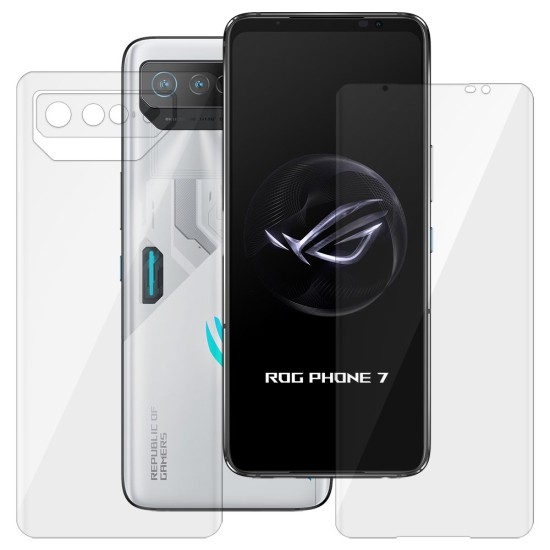 Set 2 folii SILKASE pentru Asus ROG Phone 7, protectie telefon, silicon regenerabil (SILKASE, Folii telefoane) by www.silkase.ro Set 2 folii SILKASE pentru Asus ROG Phone 7, protectie telefon, silicon regenerabil (ROG Phone 7, F5858) by www.silkase.ro