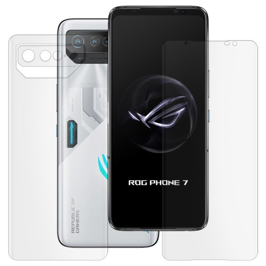 Set 2 folii mate SILKASE pentru Asus ROG Phone 7, protectie telefon, silicon (SILKASE, Folii telefoane) by www.silkase.ro Set 2 folii mate SILKASE pentru Asus ROG Phone 7, protectie telefon, silicon (ROG Phone 7, F5861) by www.silkase.ro