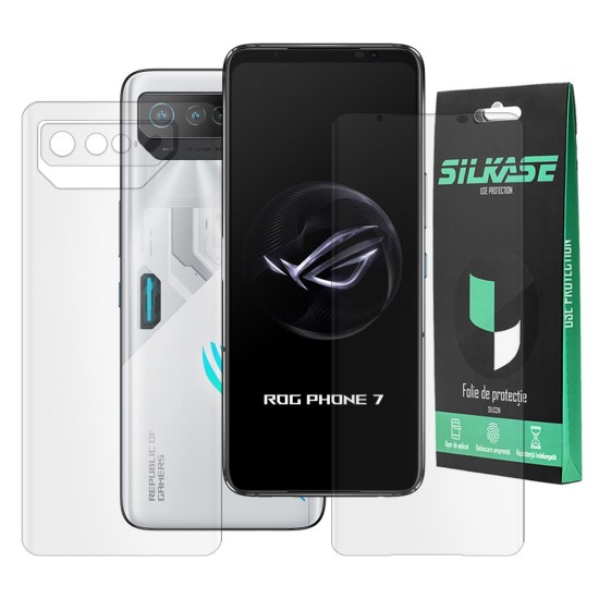 Set 2 folii mate SILKASE pentru Asus ROG Phone 7, protectie telefon, silicon (SILKASE, Folii telefoane) by www.silkase.ro Set 2 folii mate SILKASE pentru Asus ROG Phone 7, protectie telefon, silicon (ROG Phone 7, F5861) by www.silkase.ro