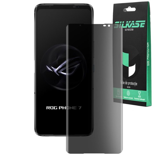 Folie privacy mata SILKASE pentru Asus ROG Phone 7, protectie ecran, silicon (SILKASE, Folii telefoane) by www.silkase.ro Folie privacy mata SILKASE pentru Asus ROG Phone 7, protectie ecran, silicon (ROG Phone 7, F5863) by www.silkase.ro