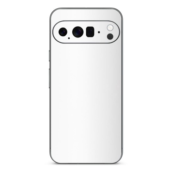 Folie skin SILKASE pentru Google Pixel 10 Pro, protectie spate telefon, alb mat (Pixel 10 Pro, S2313) by www.silkase.ro