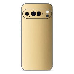 Folie skin SILKASE pentru Google Pixel 10 Pro, protectie spate telefon, bej lucios