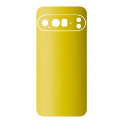 Folie skin SILKASE pentru Google Pixel 10 Pro, protectie spate telefon, galben mat
