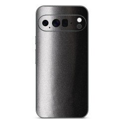 Folie skin SILKASE pentru Google Pixel 10 Pro, protectie spate telefon, gunmetal gri inchis